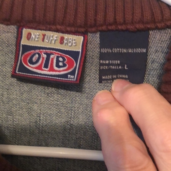 OTB, one tough babe denim jacket, lg - Picture 3 of 8